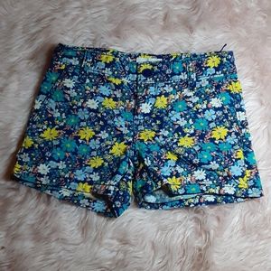 Toddler girl flower shorts